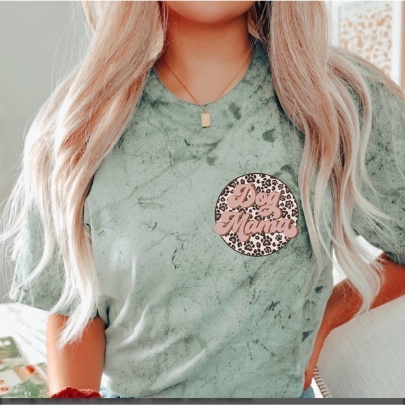 Adorable Dog Mom Pocket T-Shirt Perfect Gift‎ for Every Proud Dog Owner - Picture 1 of 1